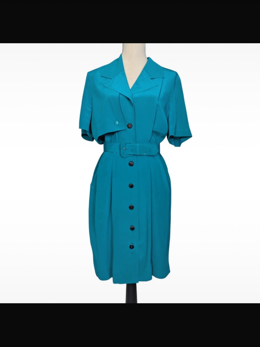 Liz Claiborne Petite 100% Silk Shirt Dress – Petite 12